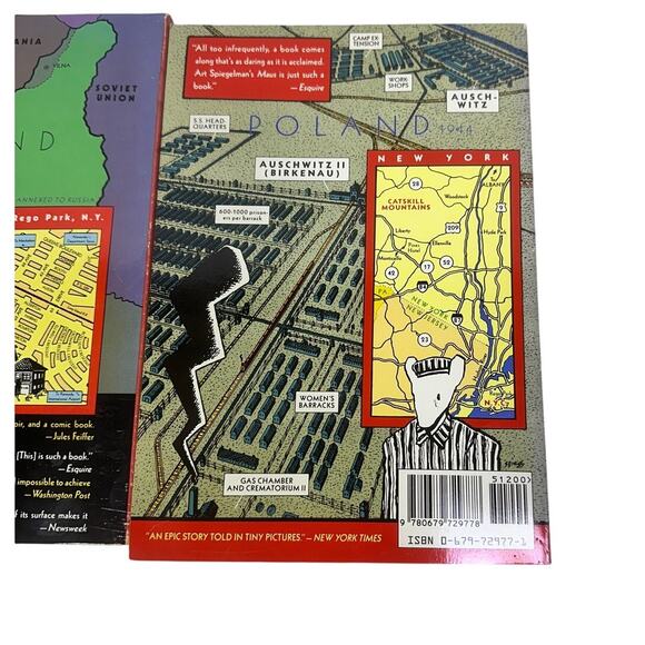 'Maus' a Survivor's Tale Book 1 & 2 by Art Spiegelman 1991 - Picture 7 of 8